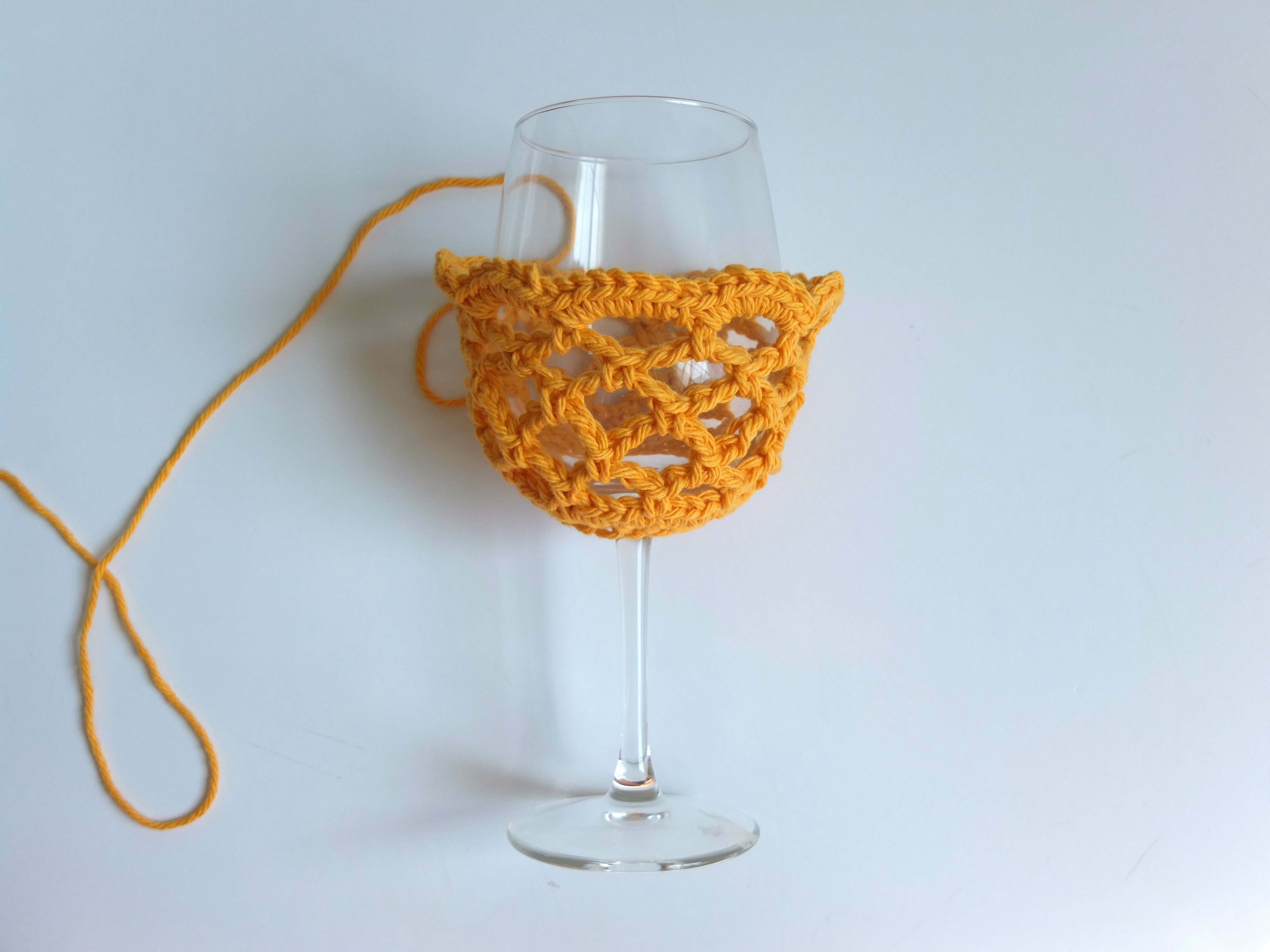 lacy wine glass necklace