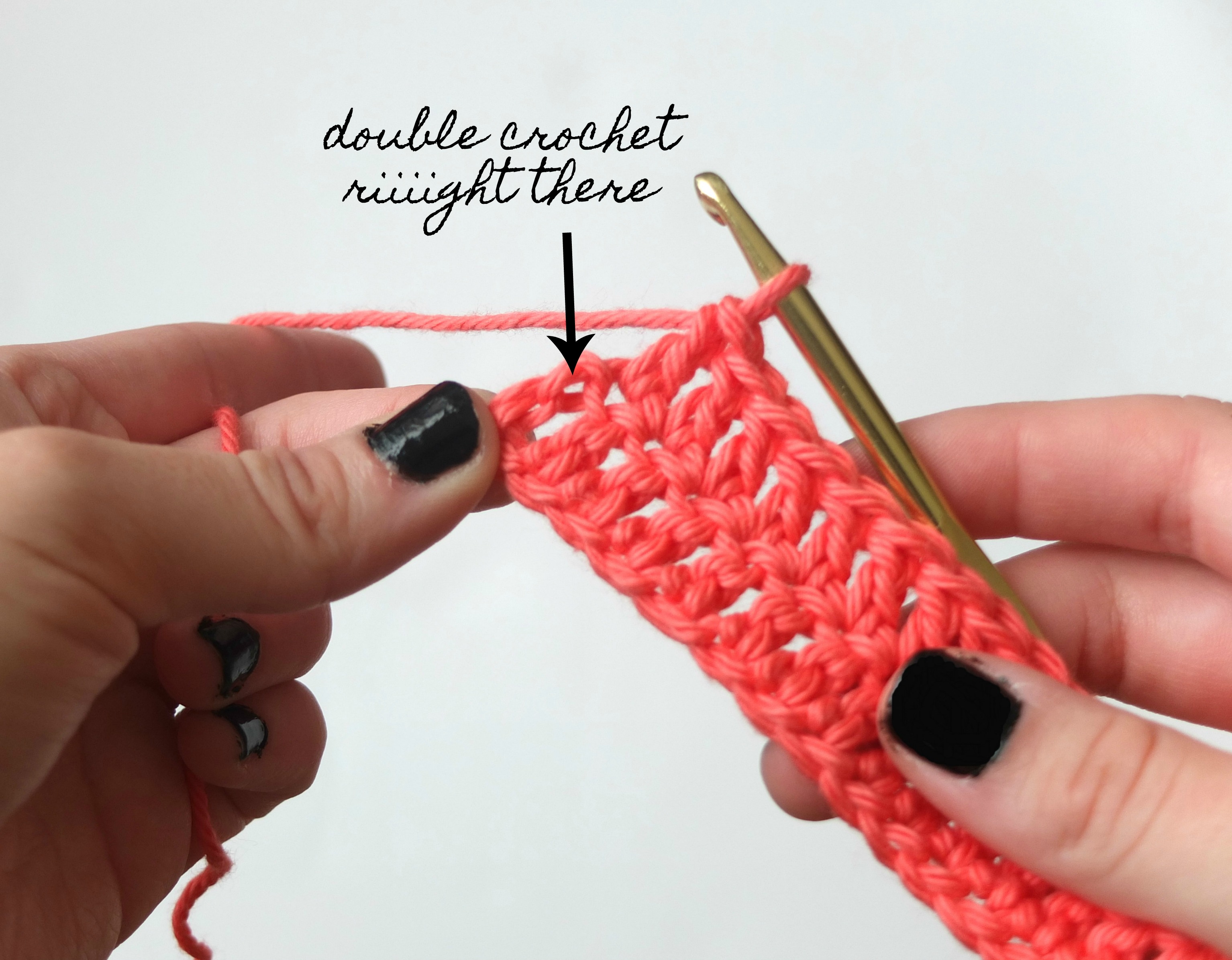 How To Do A Double Crochet For Beginners (DC)