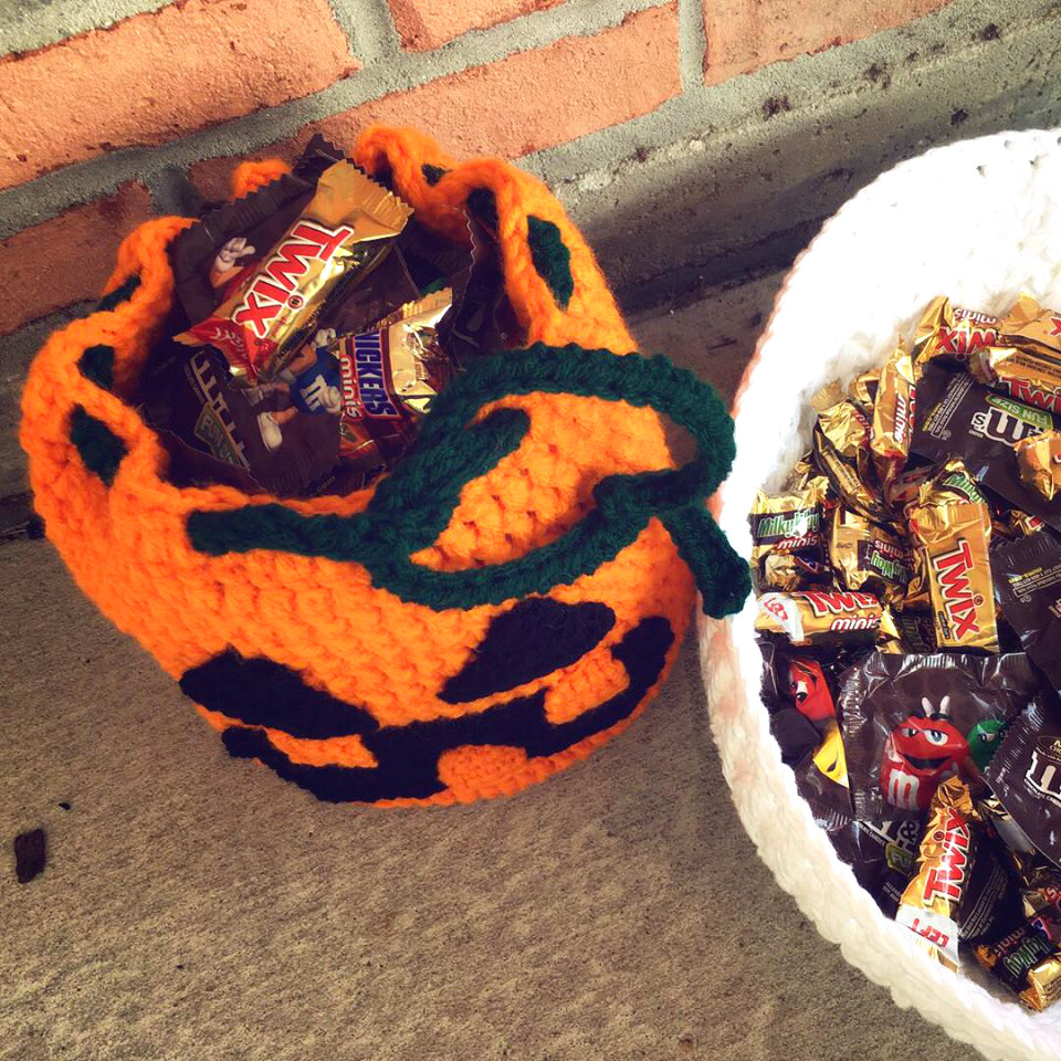 plush pumpkin backpack