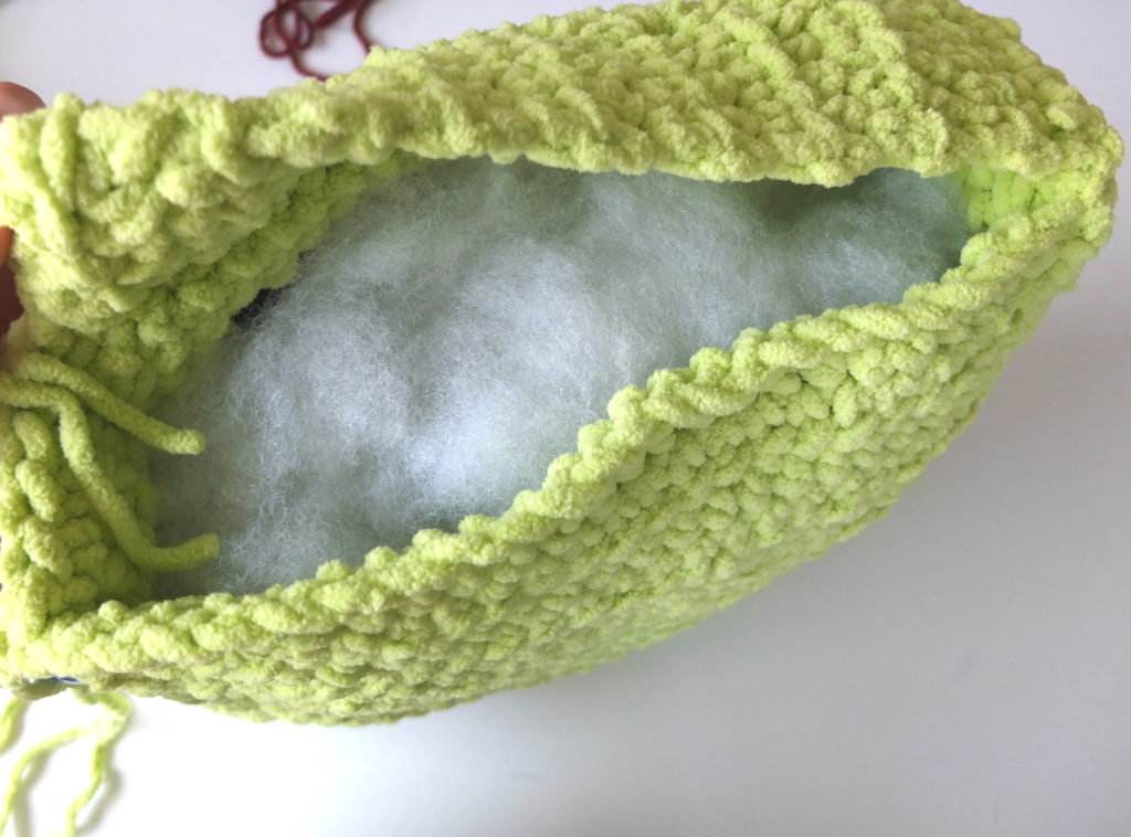 Frankenstein Crochet monster pillow