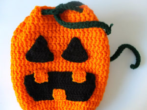 Pumpkin Drawstring Backpack