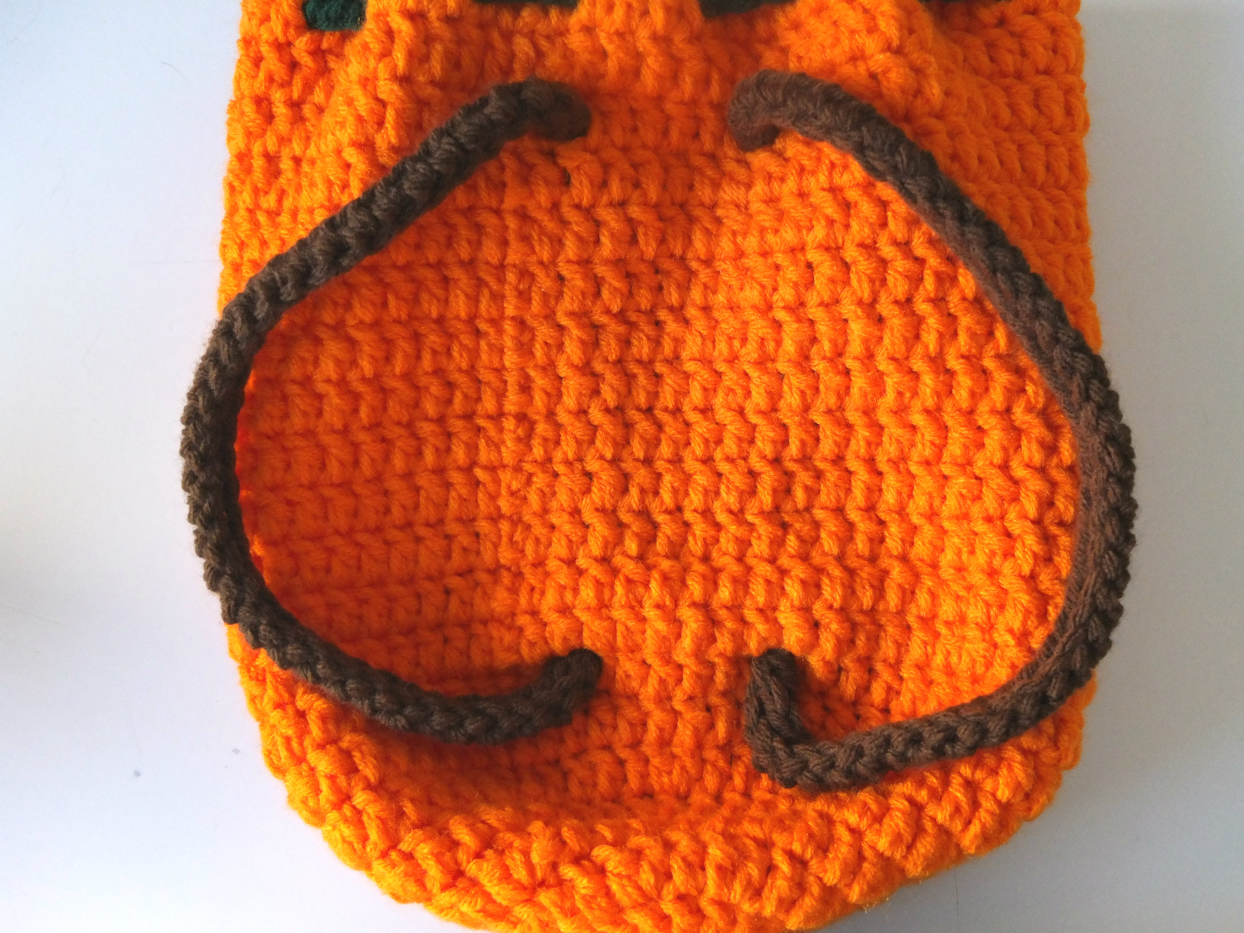 plush pumpkin backpack