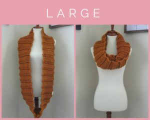 crochet infinity scarf