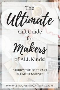 ultimate gift guide for makers