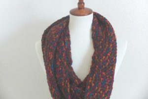 simple v-stitch scarf