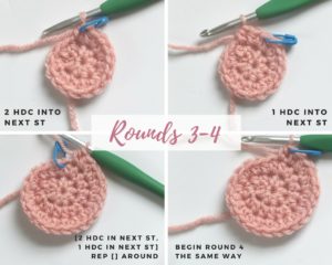 how to crochet in the round