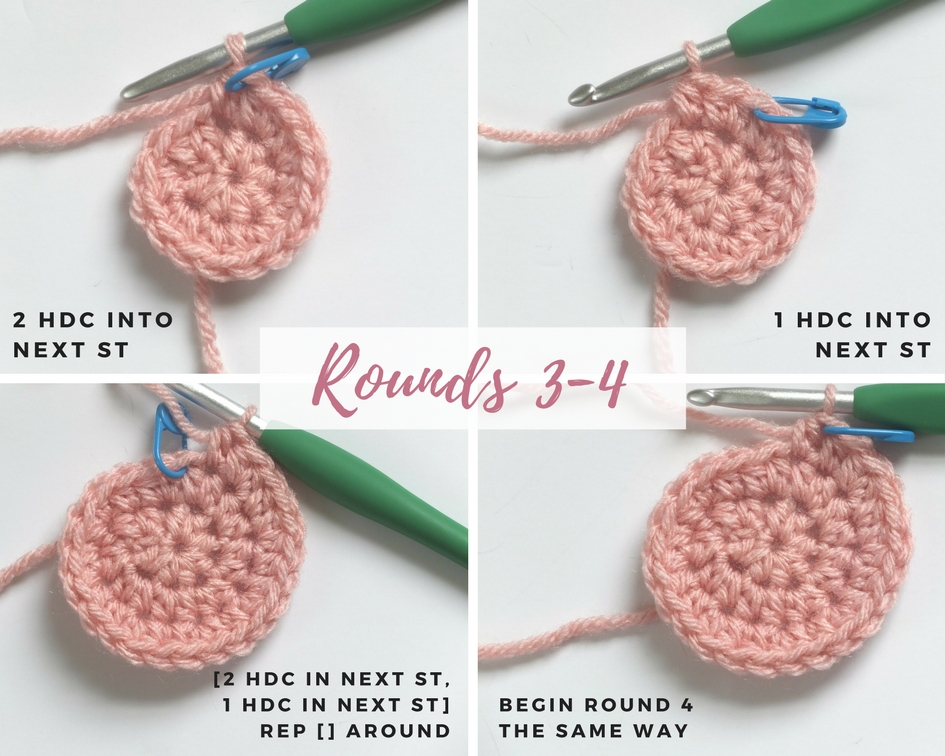 how to crochet in the round