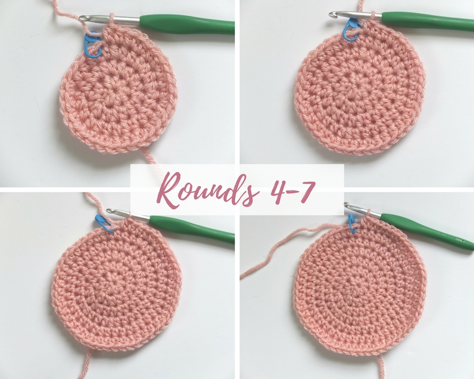 how to crochet in the round