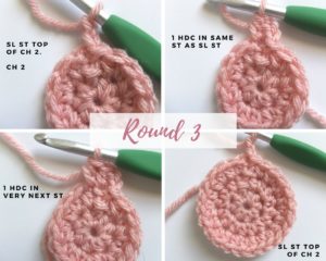 how to crochet in the round