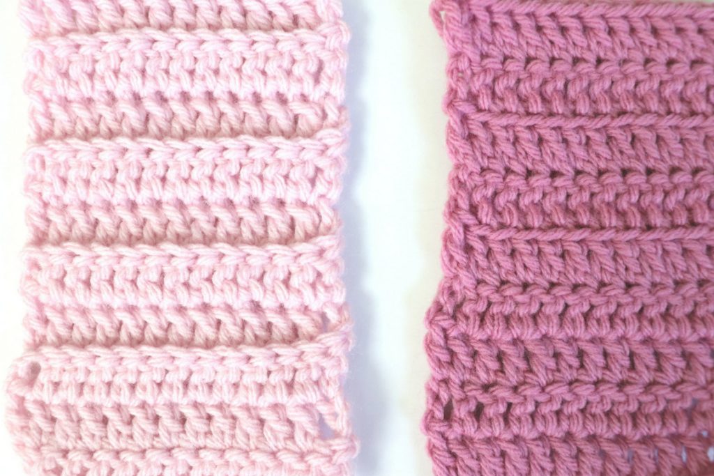 How to Crochet in the Front and Back Loops Only