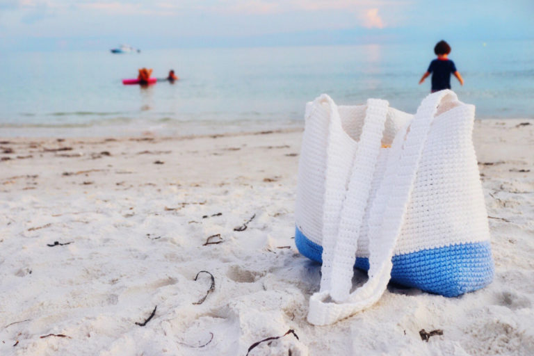 Colorblock Beach Bag Crochet Pattern