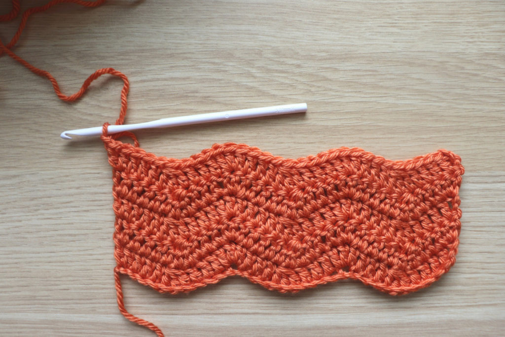 Simple Chevron Stitch crochet tutorial