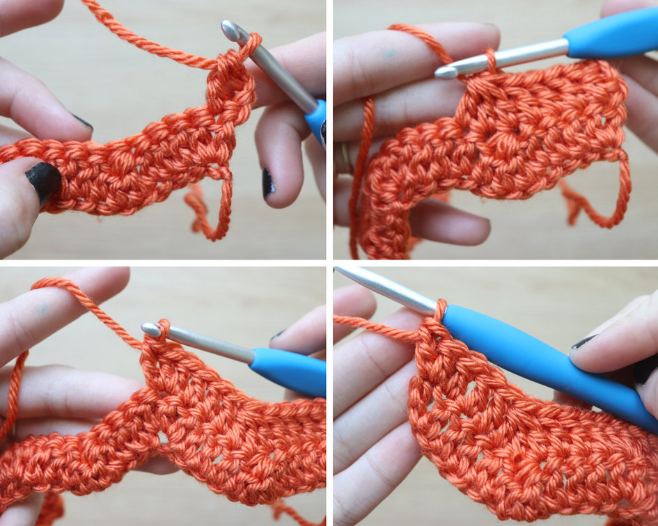 Simple Chevron Stitch crochet tutorial