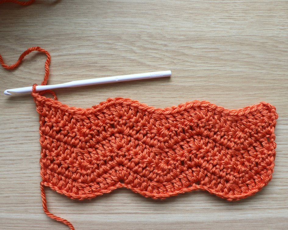 Simple Chevron Stitch crochet tutorial