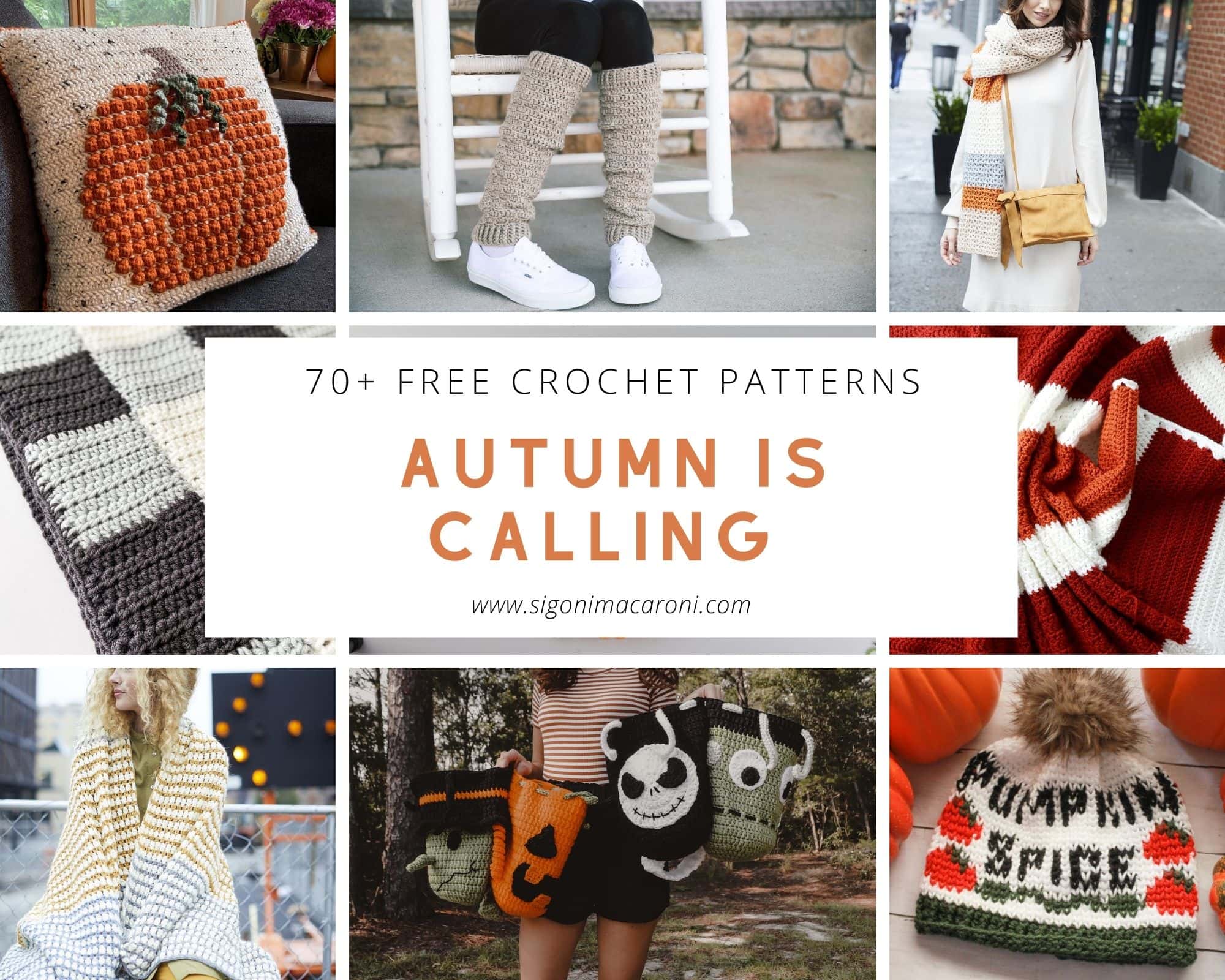 7 Fun & Free Fall Crochet Square Patterns - This is Crochet