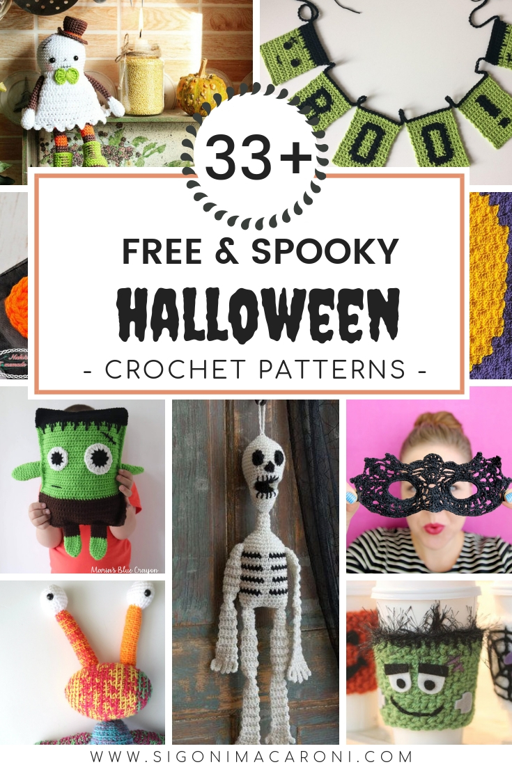 33+ Free Spooky Halloween Crochet Patterns Sigoni Macaroni