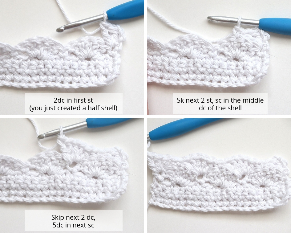 Crochet Dish Cloths / Wash Rags Pattern – Double Cluster Stitch - Stacy's  Stitches