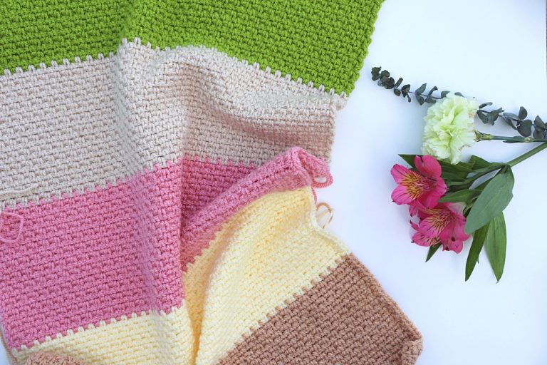 Spring Meadow Baby Blanket Crochet Pattern