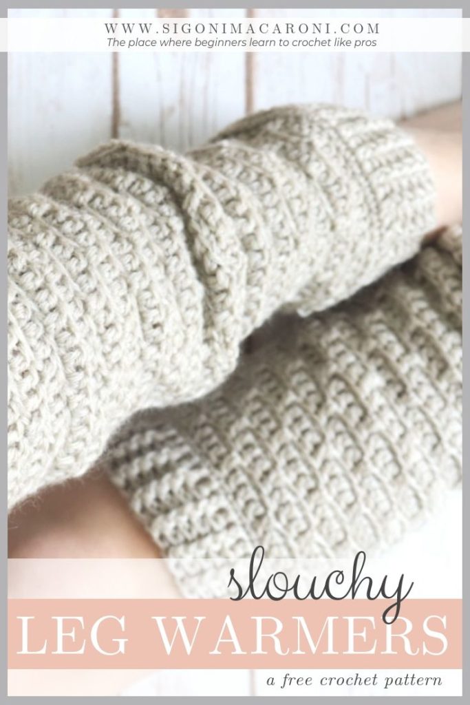 SlouchyCrochetLegWarmersBeginnerFriendlyPatternusingOneSkein3