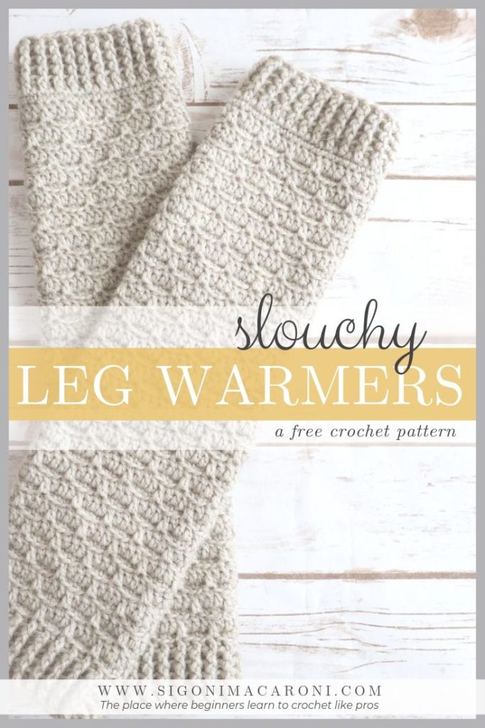 EASY Crochet RIBBED Leg Warmers 