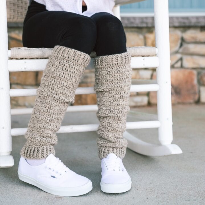 Image for Slouchy Crochet Leg Warmers - One Skein Wonder