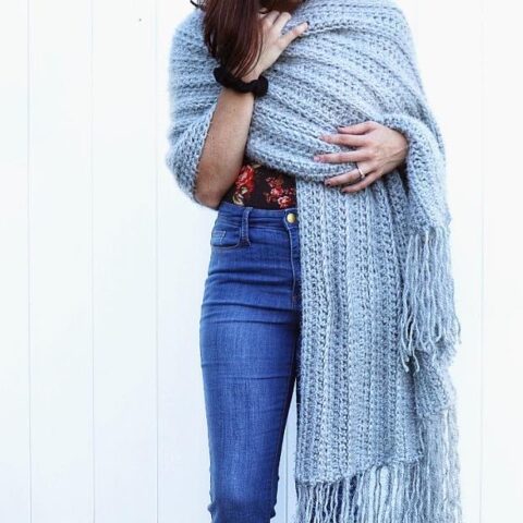 Image for Cozy Hygge Blanket Wrap | Fast & Easy Crochet Pattern