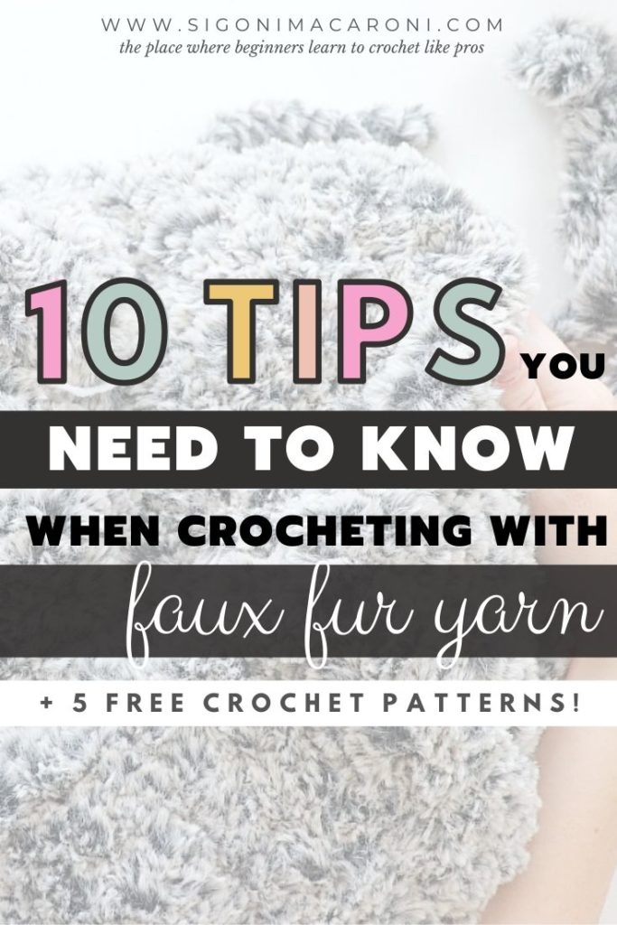 How to Crochet with Faux Fur Yarn