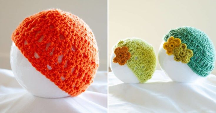 Image for Free Crochet Baby Hat Pattern for Fall