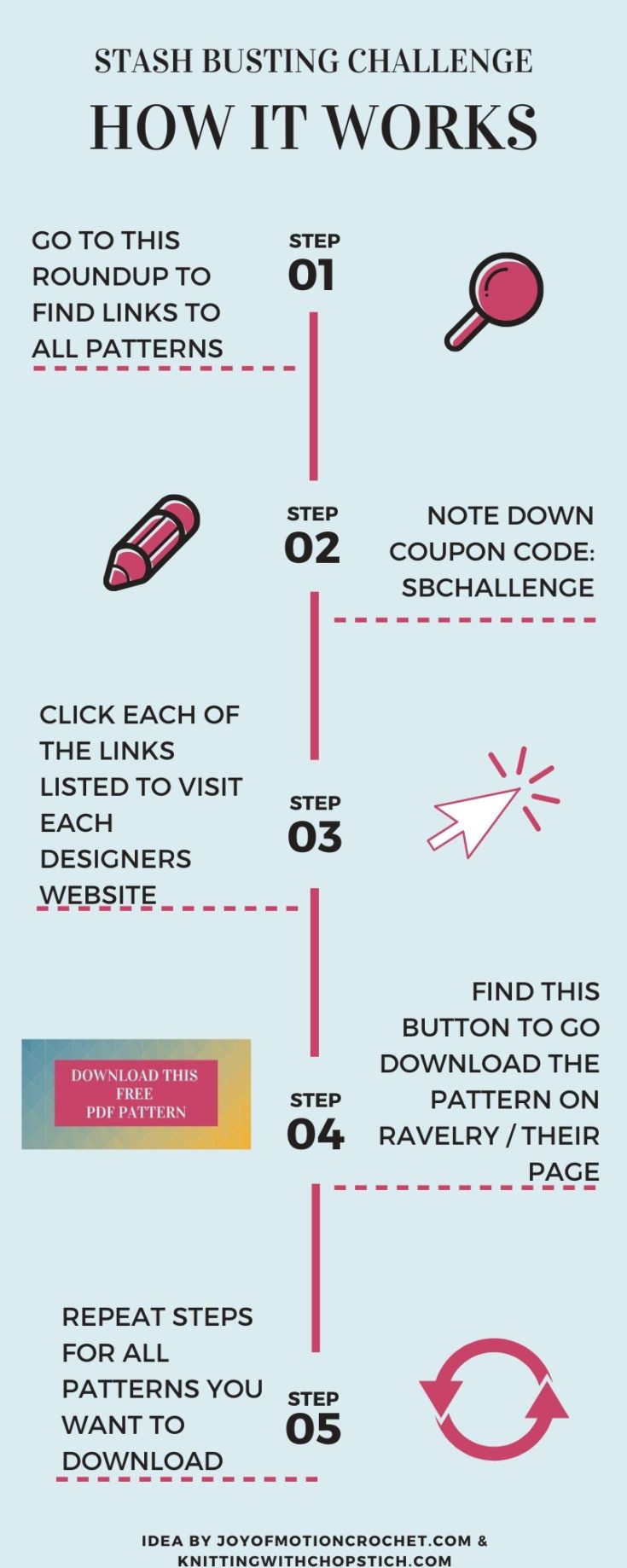 Stash Busting Challenge | The Best Way To Use Up Your Scrap Yarn ...