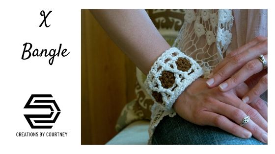 Image for X Bangle: Free Crochet Pattern