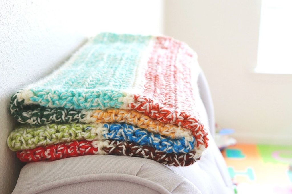 Double Strand Scrap Blanket | Free Crochet Pattern