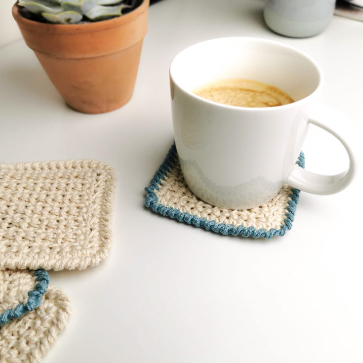 Image for Crochet Nordic Textured Coasters – FREE Crochet Pattern