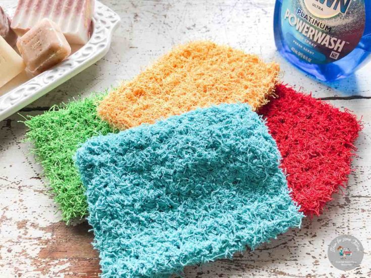 Image for Big & Thick Crochet Dish Scrubby