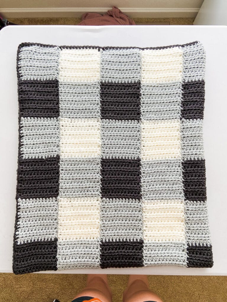 Cheaters Gingham Blanket Crochet Along – Week 4