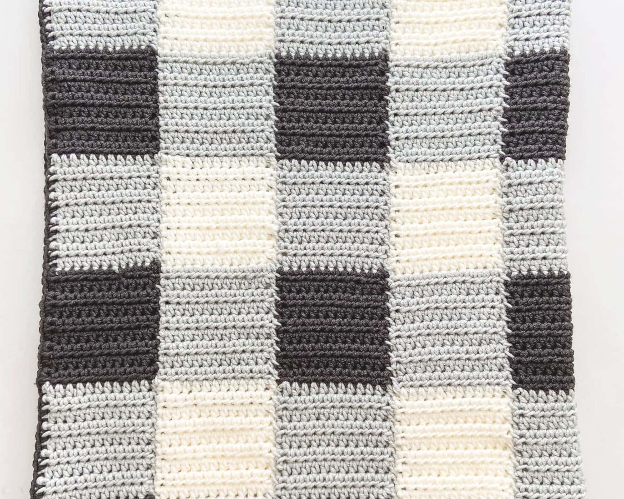 Cheaters Gingham Blanket Crochet Along | FREE PATTERN