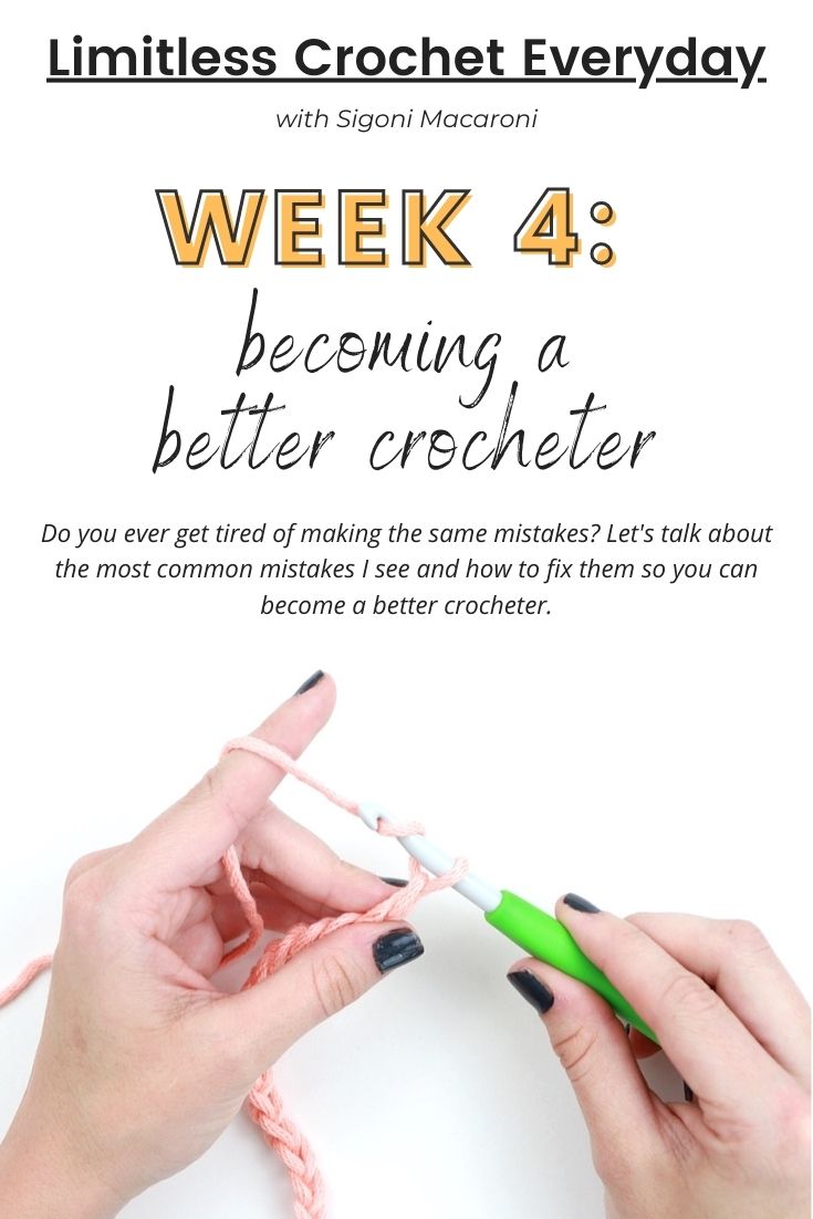 Do you ever get tired of making the same mistakes over and over? While it's normal to frog your work here and there, it can start to feel exhausting when you keep making mistakes that you don't know how to fix. So this week we'll talk about the most common mistakes I see and how to fix them. This, along with some other tips, will help you to become a better crocheter. via @sigonimacaronii