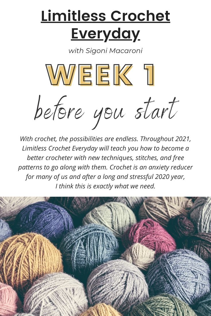 Getting started with crochet is probably the hardest part. Everything is new, there are so many different things to learn, and you don’t know where to begin. This month we’re going to cover some of the most important things you need to know before and while you’re getting started with crochet. via @sigonimacaronii