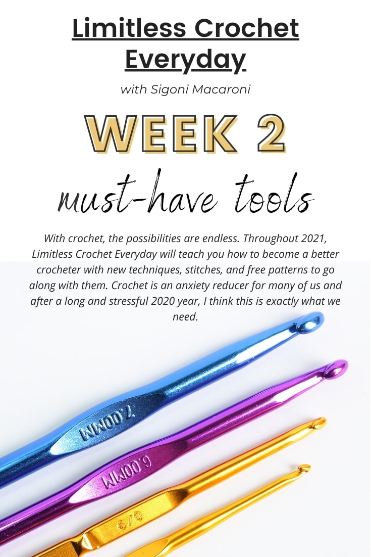 There's no secret what the main tools of the trade are: yarn and a crochet hook. But what tools can you use that will truly improve your crochet? That's what we're going to talk about this week. via @sigonimacaronii
