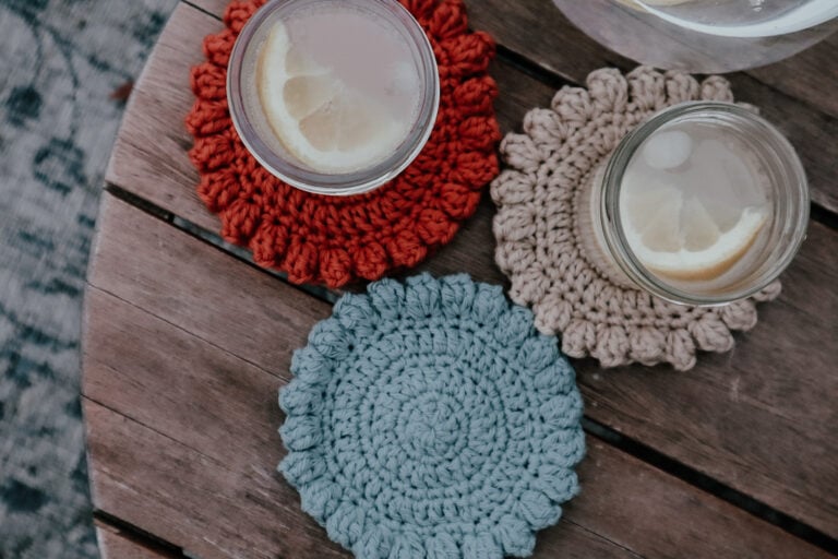 Super Simple Crochet Coaster for Beginners | Free Pattern