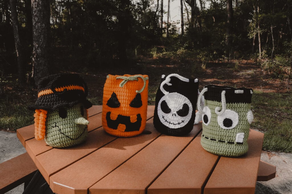 Crochet Halloween Candy Bags  FREE PATTERNS 