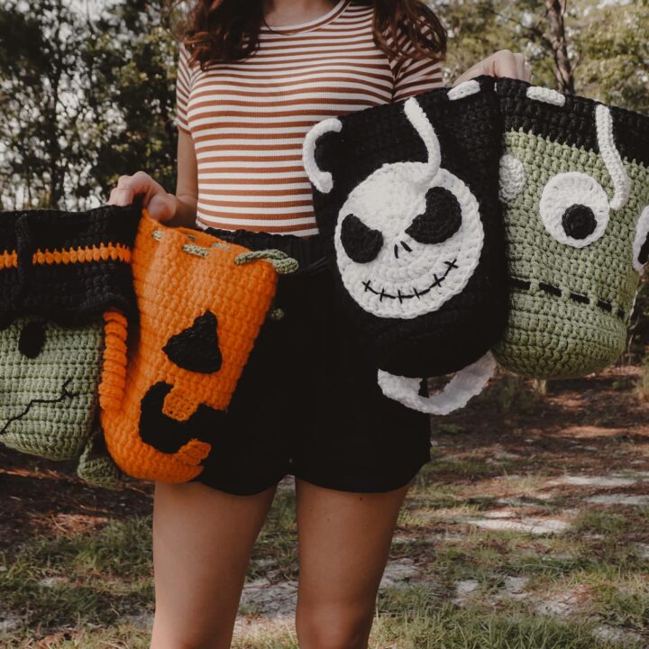 Image for Crochet Halloween Candy Bags