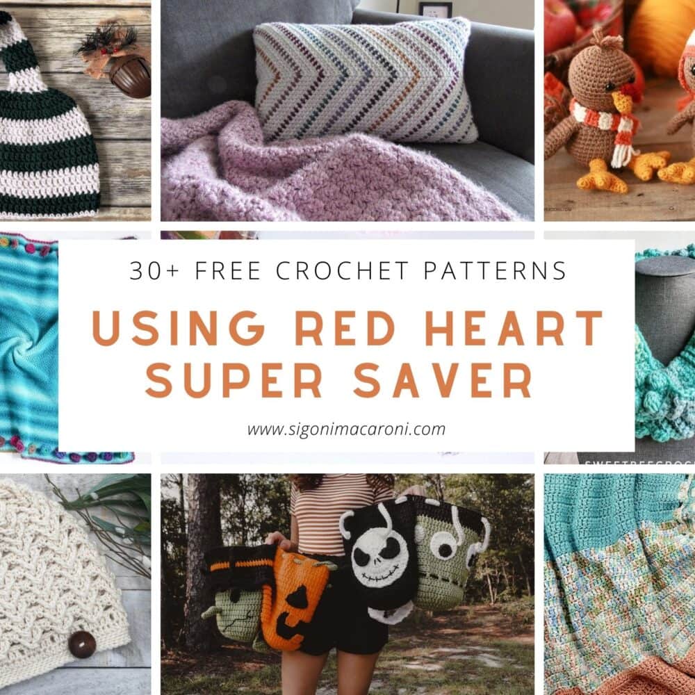 red heart crochet sweater patterns