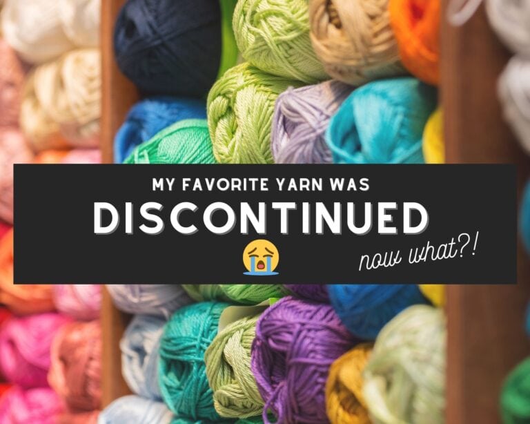 MY FAVORITE YARN WAS DISCONTINUED! Now what? | Where To Find Discontinued Yarn