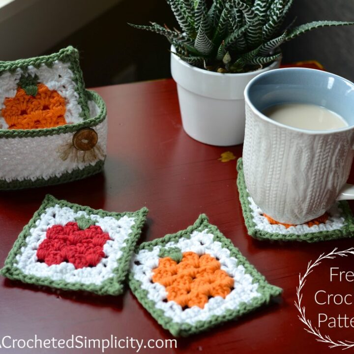 Image for Fall Harvest Coaster Set