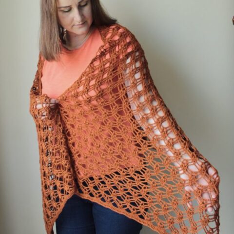 Image for Free Rectangle Crochet Shawl Pattern