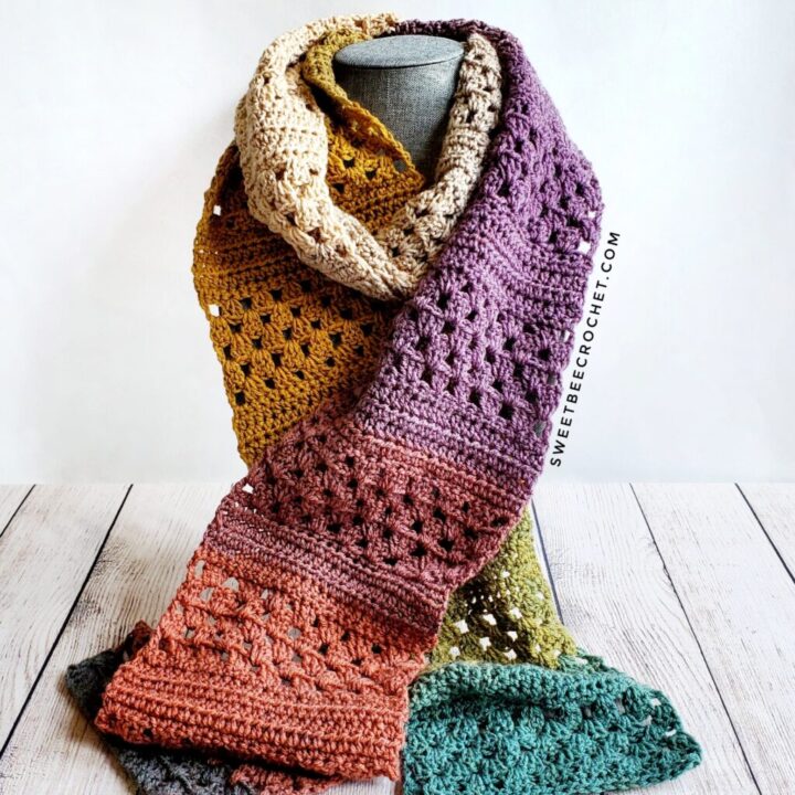 Image for One Skein Granny Rows Scarf