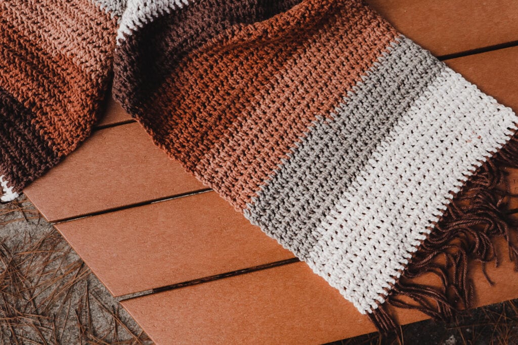 Easy store crochet shawl