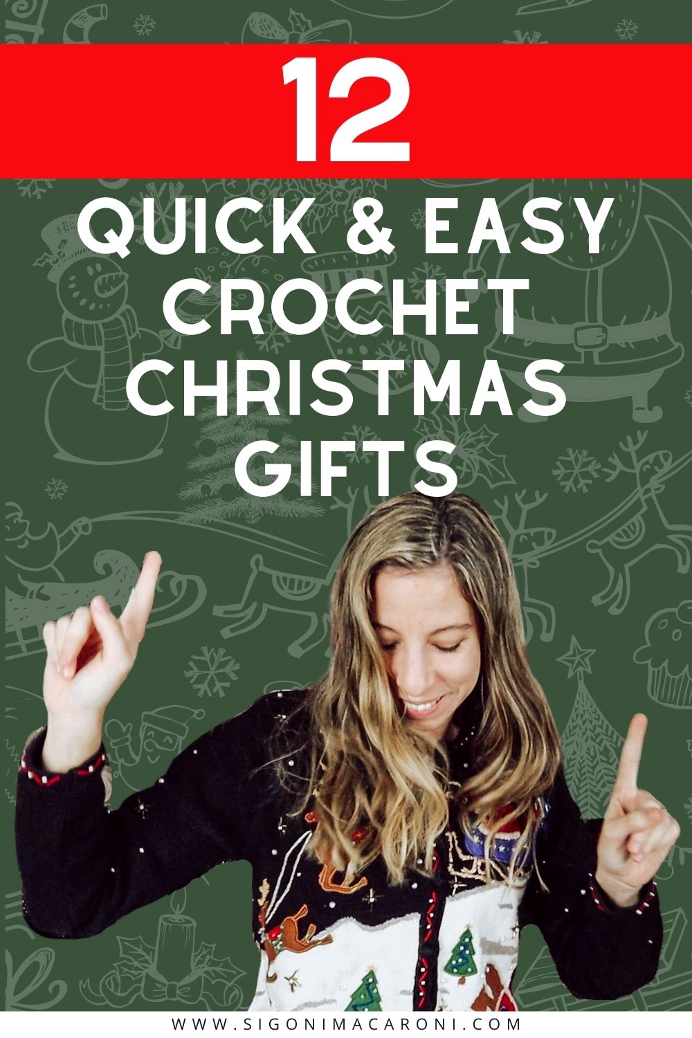 12 Days of Crochet Christmas | Quick Crochet Gift Ideas via @sigonimacaronii