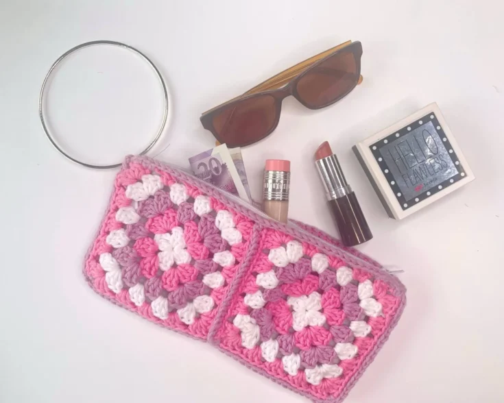 Image for Granny Square Clutch Bag