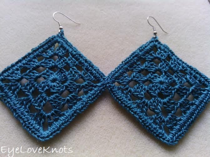 Image for Laceweight Gia Earrings - Free Crochet Pattern
